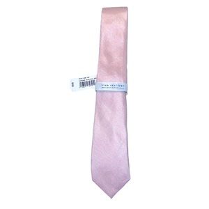 NWT Ryan Seacrest Distinction Pink Men's Solid Slim Tie
